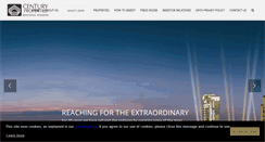 Desktop Screenshot of century-properties.com